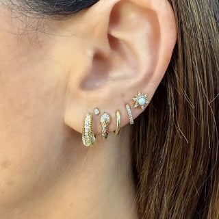 Three Stories Copperhead Diamond Snake Huggie