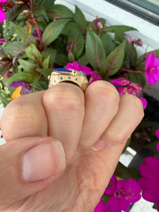 Three Stories Sacred Scarab Poison Ring