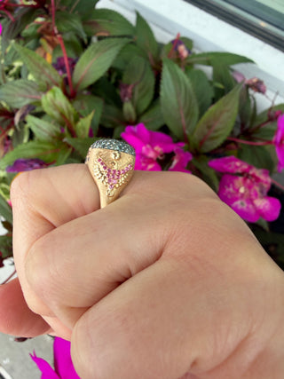 Three Stories Sacred Scarab Poison Ring