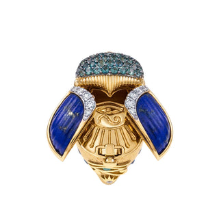 Three Stories Sacred Scarab Poison Ring