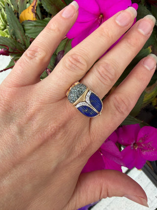 Three Stories Sacred Scarab Poison Ring