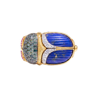 Three Stories Sacred Scarab Poison Ring