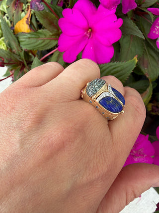 Three Stories Sacred Scarab Poison Ring