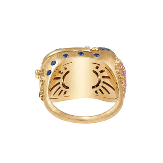 Three Stories Sacred Scarab Poison Ring