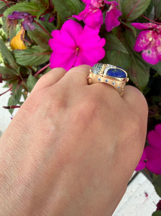Three Stories Sacred Scarab Poison Ring