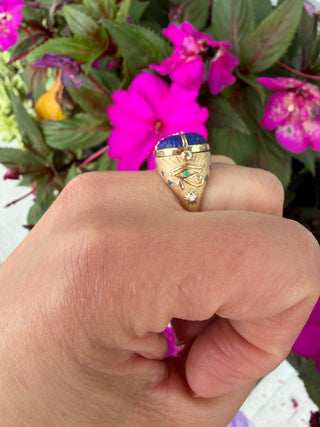 Three Stories Sacred Scarab Poison Ring