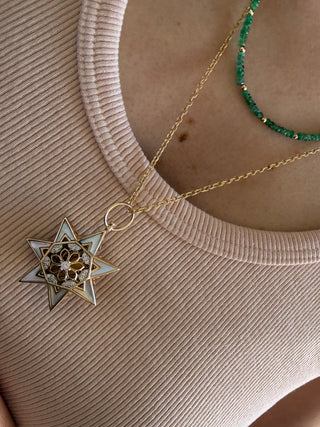 Three Stories Seven Wishes Star Lantern Pendant