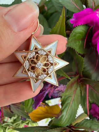 Three Stories Seven Wishes Star Lantern Pendant