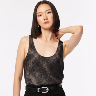 cami nyc, cami nyc andressa cami grey snake, cami nyc camisole