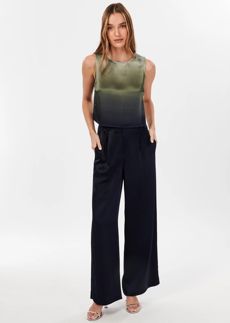 cami nyc, cami nyc andressa cami grey snake, cami nyc camisole, cami nyc romilly top, green tops, romilly top, cami nyc tops