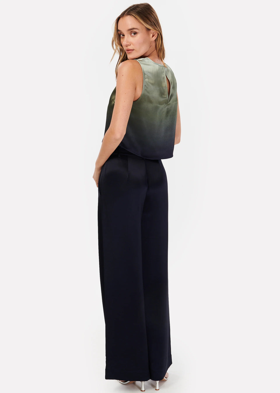 cami nyc, cami nyc andressa cami grey snake, cami nyc camisole, cami nyc romilly top, green tops, romilly top, cami nyc tops