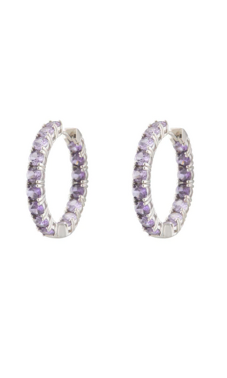 Mounser Laguna Hoop Earrings Plum