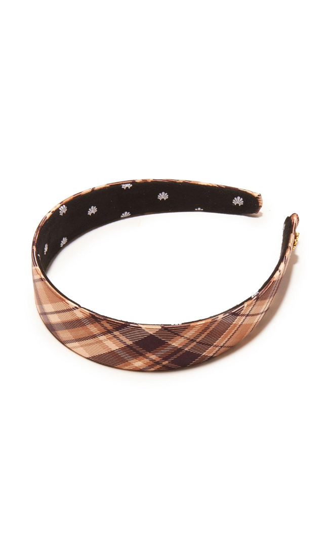 Lele Sadoughi Hickory Plaid Printed Bessette Headband,, Lele sadoughi, Lele sadoughi headband, Lele sadoughi jewelry, Lele Sadoughi accessories,