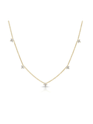 EF Collection 5 Diamond Fleur Necklace
