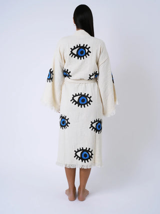 peshtemal robe blue eye