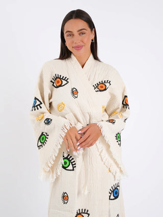 peshtemal robe kimono multi color