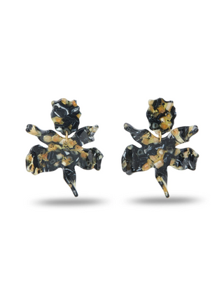 "Lele Sadoughi Small Paper Lily Earrings Spotted Tortoise" "lele sadoughi earrings" "lily earrings"