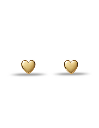 Lele Sadoughi Gold Mini Heart Stud Earring