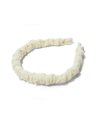 Lele Sadoughi Ivory Jessie Terry Headband, "lele sadoughi terry cloth headband"