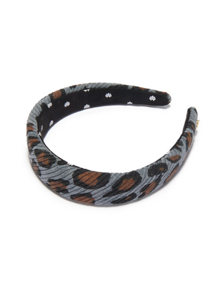 Lele Sadoughi Midnight Leopard Corduroy Alice Headband, Lele sadoughi, Lele sadoughi headband, Lele sadoughi jewelry, Lele Sadoughi accessories