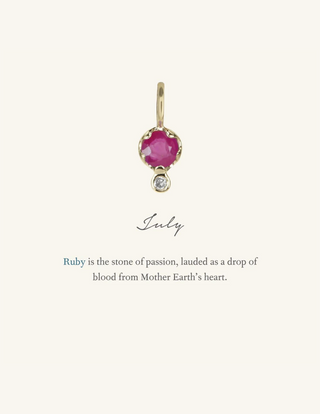 Zahava Heirlooms Ruby Amulet (July)