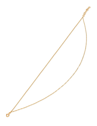 EF Collection Double Strand Liquid Gold Anklet