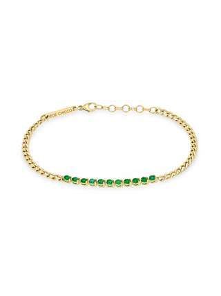 zoe chicco, zoe chicco emerald tennis bracelet