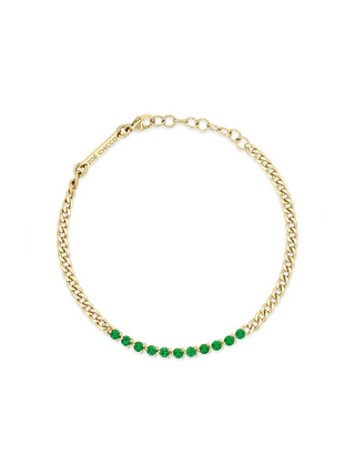 zoe chicco, zoe chicco emerald tennis bracelet