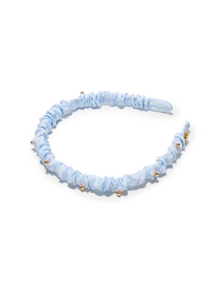 Lele Sadoughi Powder Blue Jessie Flower Headband