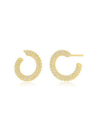 ef collection diamond twist wrap earrings