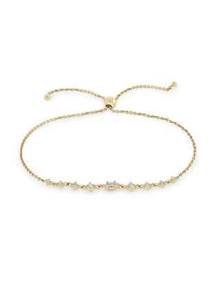 zoe chicco bracelet, Zoe Chicco 14k Gold Marquise & Graduated Round Diamond Bolo Bracelet