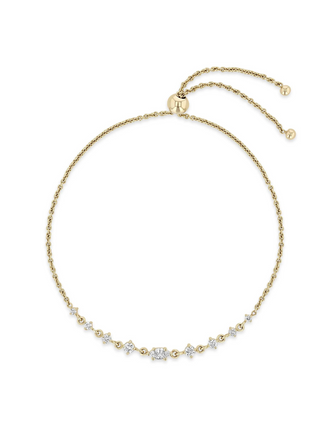 zoe chicco bracelet, Zoe Chicco 14k Gold Marquise & Graduated Round Diamond Bolo Bracelet