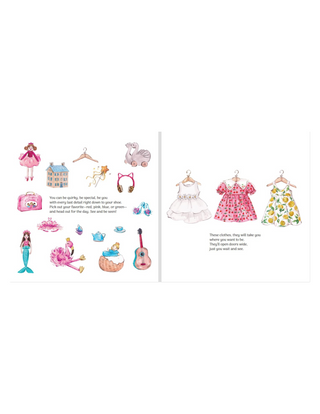 Dressing Up by Samantha Brown-Pip's Truly Fashionable Tale, book, hard copy books, kids books, kid's gifts, gifts for children, children's books