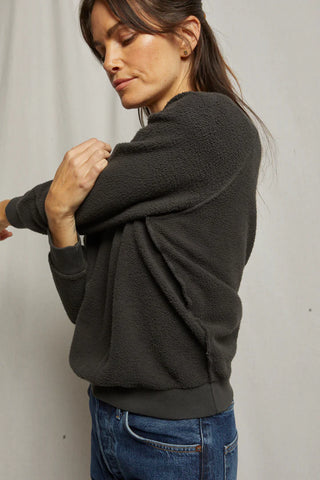 Perfect White Tee Ziggy Inside Out Cotton Fleece Shrunken Crew Vintage Black