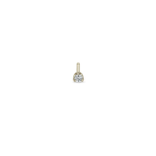 zoe chicco, zoe chicco gold prong set 2mm stud