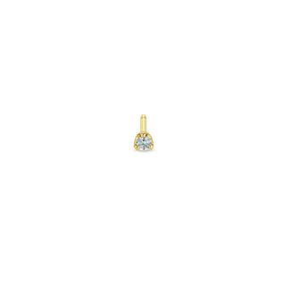 zoe chicco, zoe chicco prong diamond solitaire stud 2.4mm