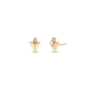 zoe chicco, zoe chicco earring, zoe chicco pyramid earring