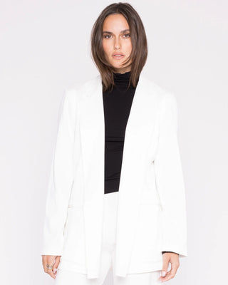 Ripley Rader Off-White Ponte Knit Oversized Blazer