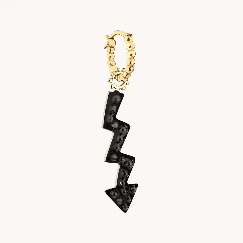 "Gaya Arrow Earring Enamelled Charm Black" "black arrow pendant" "black arrow jewelry" "black arrow necklace" "black arrow earrings" "black arrow meaning" "charms for bracelets" "gnoce charms" "cute jewelry"