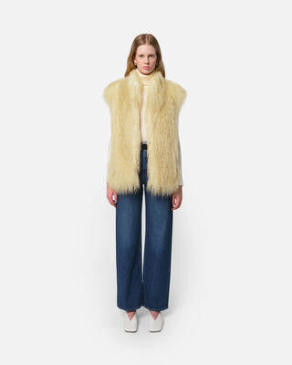 Apparis Laila Mongolian Fur Vest