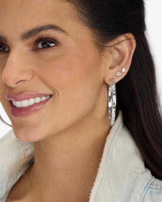 Melinda Maria Ashley Reversible Hoops 2"