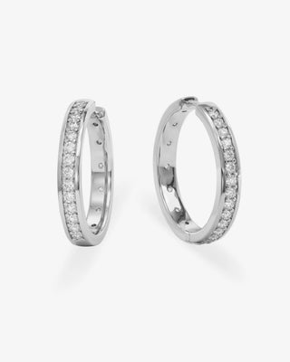 Melinda Maria Ashley Infinity Reversible Hoops 2"
