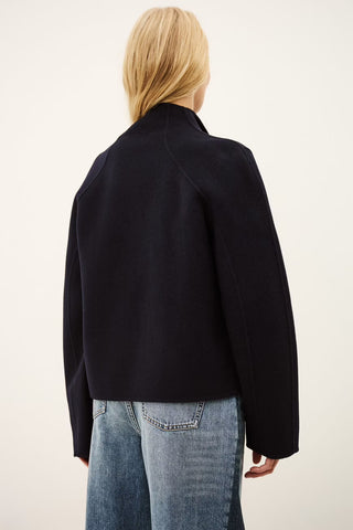 Ba&sh Kemelia Cropped Coat Blue