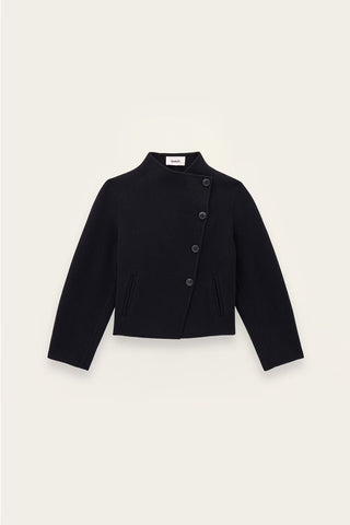 Ba&sh Kemelia Cropped Coat Blue