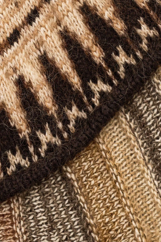 Ba&sh Woolen Poncho Prato Brown