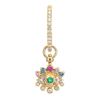 Three Stories Bejeweled Evil Eye Top Switch Charm