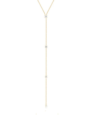 EF Collection Diamond Callae Lariat Necklace