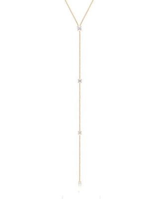EF Collection Diamond Callae Lariat Necklace