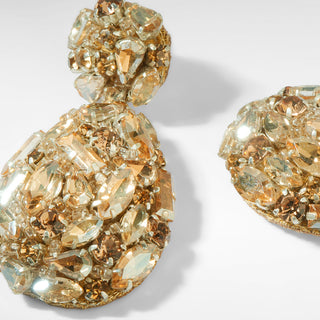 Deepa Gurnani Kim Earrings Gold