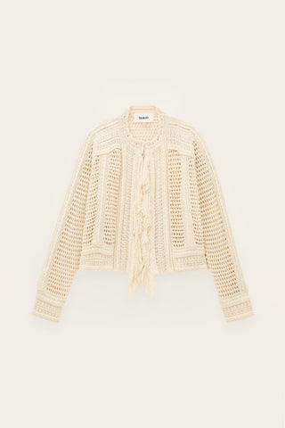 Ba&sh Cardigan Bianca Ecru